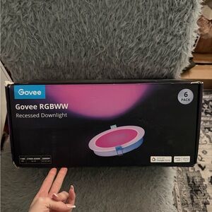 Govee RGBWW Recessed Downlight - 6 Pack